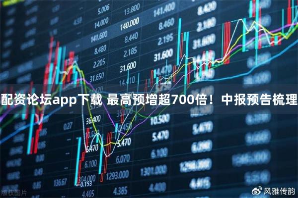 配资论坛app下载 最高预增超700倍！中报预告梳理